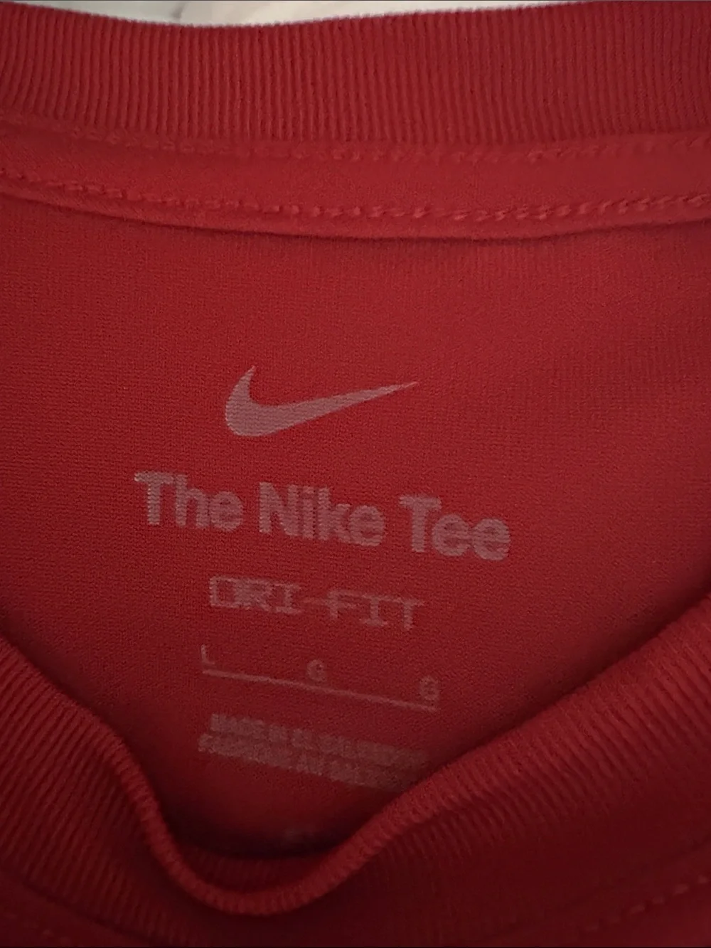 Nike Crimson and White Sooner Softball Tee